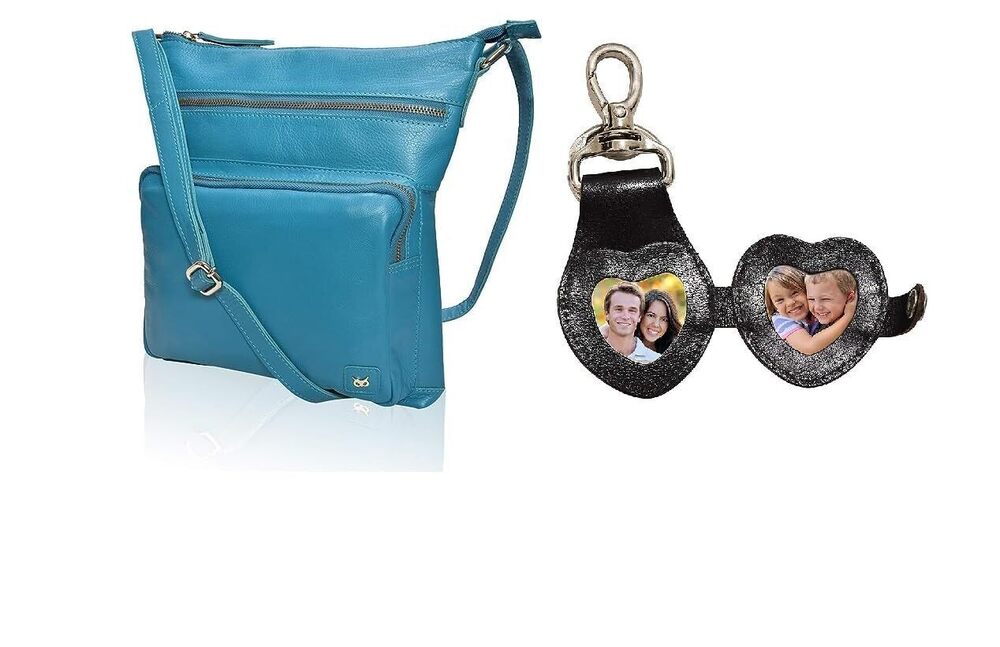 8075 Wise Owl Leather Crossbody Handbags & Purses - Premium Crossover Over